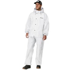 FROGG TOGGS 남성용 표준 클래식 올 스포츠 3겹 방수 통기성 우비 화이트 XL 149554