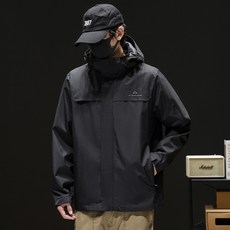 OUTDOOR RUSH 戶外防風防水登山服 男士春秋季徒步休閒外套