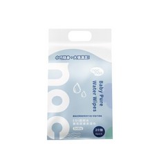 nac nac 嬰兒潔膚柔濕巾 Baby Pure Water Wipes, 6, 20, 1g