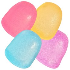 트리다 KC인증 로제 스트레스볼 스퀴시 말랑이, 파랑+분홍+노랑, 1개