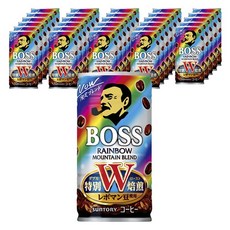 日本 BOSS 彩虹山混合咖啡, 30罐, 185g