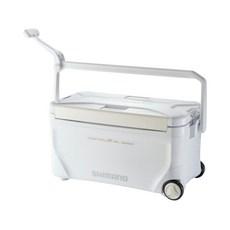 【民辰商行】SHIMANO NS-B25U SPAZA PREMIUM 250 釣魚冷藏箱 附滑輪 可乘坐, 雪白色 (520227), 1個
