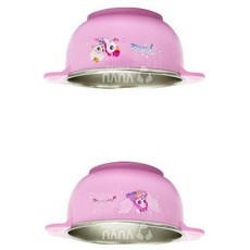 성심샵 캐치티니핑 논슬립 면기 스테인리스접시, 1개