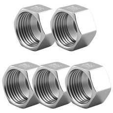 이안 스텐 수도부속 배관 마감캡, 5개