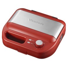 Vitantonio 鬆餅機 VWH-600 附2烤盤 多功能烤盤, VWH-600-R【紅色】