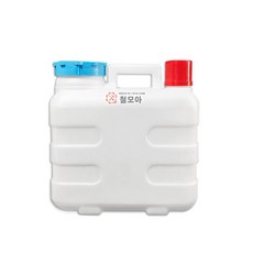 백색 물통 기름통 약수터 다용도 오일 낚시 야외 음료수통 연료통 오일통 캠핑 대용량, 1개, 10L