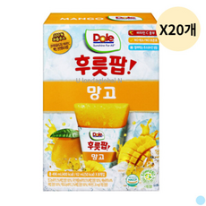 돌 후룻팝 망고 어린이 간식 과일 주스, 62ml, 1개