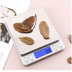 廚房料理烘焙秤 3公斤0.1克高精度電子磅秤, 不銹鋼電子秤