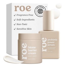 Roe Wellness 세럼 건조한 피부 사과 과일 추출물로 보습 데일리 프로바이오틱스, 파워 페어