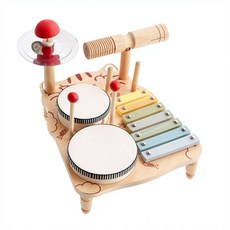 兒童木製音樂打擊樂器 小貓音樂臺 木琴款, 小貓音樂臺1kg木琴款, 1套