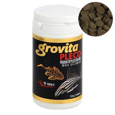그로비타 플레코안시 전용사료 [100ml] 50g, 1개