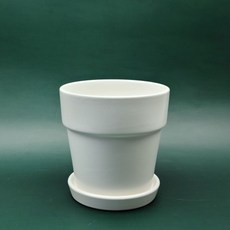 화이트 세라믹 미니 실내 정원 플랜터