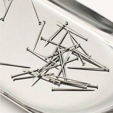 게시판 서류 고정용 사무용 핀 실버 시침핀 50g 금속