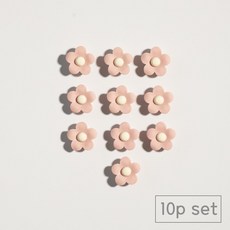 84x84 인테리어 냉장고 현관문 자석 마그네틱, 핑크데이지10p