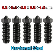 Anycubic Kobra S1 콤보 핫엔드 Kobra S1 경화 강철 노즐용 Anycubic s1 콤보 노즐용, 07 Hardened-246810mm, 06 4 pcs