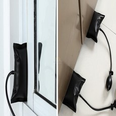 두두쇼핑몰샵 휴대용 에어펌프 리프트 문설치 수평 설치, PVC
