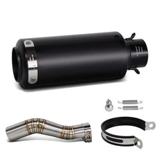 스포츠 레이싱 슬립 온 라인 배기 오토바이 중간 링크 어댑터 파이프 연결 프로젝트 머플러 혼다 CBR250RR, 04 E