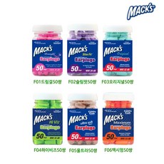 Macks 드림걸수면귀마개, 1개, 50쌍