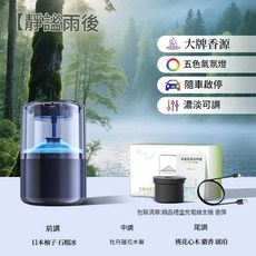 車載智慧雲霧香氛機 自動噴香 輕奢香薰 雪霧森林, 靜謐雨後 隨車啟停 五色氛圍燈 秒香全車