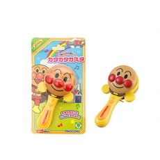 《寶貝不無聊》手拍響板 麵包超人 兒童玩具 樂器玩具 寶寶 響板 早教安撫玩具 嬰兒 音樂玩具, 1個, 大響板, 黃色