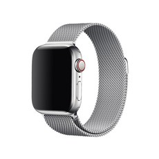 CovernCover Apple Watch 7/6/5/4/SE替換米蘭式環繞錶帶, 38/40/41mm, 銀