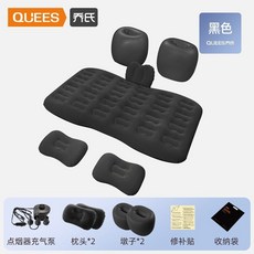 車用床墊 汽車床墊 車床墊 車用充氣床 車泊床墊 車載床墊旅行充氣床汽車后排睡墊后座床長途自駕車上睡覺, 舒悅小側擋-黑色