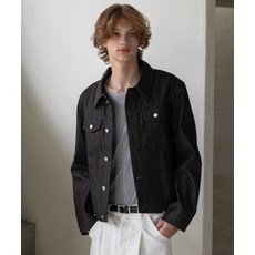 DEC오로 ORO SO 점퍼 자켓 바람막이 재킷 녹스 데님 트러커 [논페이드 블랙]