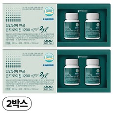 철갑상어 연골 콘드로이친 1200 MBP c6s 저분자 식약청 HACCP 메이제이, 2박스, 180정