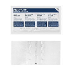 KICTeam - 와플 기술 디지털 체크 스캐너용 청소 카드(15장) 테스트 및 승인 원더솔벤트로 사전 포화 상태