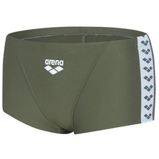 백화점상품 아레나 남성수영복 팀아레나 선수 숏사각 카키 튼튼한 사각수영복