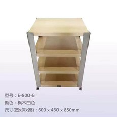원목 스피커 받침대 체리우드 진열대 거치대 2단 오디오랙, 1, E. 메이플 화이트 4겹