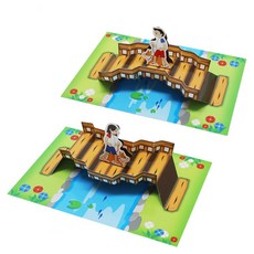 음각양각 착시현상 다리 만들기 5인용 과학놀이키트 실험세트 사이언스 관찰 과학, 1개