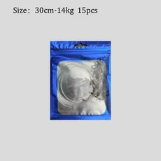 15개 프리미엄 플루오로카본 낚시 리더 롤링 스위벨 및 스냅 패스트 커넥터 포함 잉어 배스 바닷물, 01 14kg-30cm-15pcs