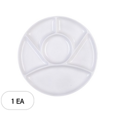 아트시크릿 세라믹 팔레트 원 접시 CP-111, 6칸, 1개