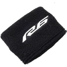 YZFR6 YZF R6 YZF-R6 2010-2024 오토바이용 프론트 리어 브레이크 오일 탱크 커버 양말 필러 캡, Black (2pcs)