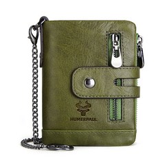 HUMERPAUL RFID 真皮短夾 多卡位防磁錢包