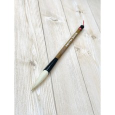正大筆莊 篆隸書專用毛筆 台灣製純手工兼毫筆, 1個, 雙料長流 特大 深棕竹桿