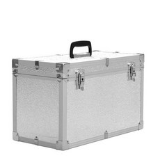 샘플링 보관 상자 운반 합금 시약병 알루미늄 가방 캐리어, 1개, Xiaohei 샘플링 상자 24 구멍