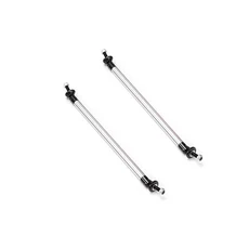 2Pcs 200mm 유니버설 조정 가능한 자동차 레이싱 전면 후면 범퍼 립 Splitter 터로드 스트럿 타이 바 지원, 06 Sliver 200mm