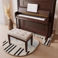 피아노 방음 매트 저감 스툴 카펫, 1개, 시티 노트, 불규칙형 110 x 110cm 의자