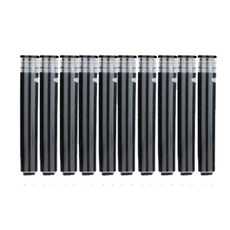 새로이 서예 캘리그라피 붓펜 붓글씨 브러시 펜 잉크블랙 (사은품증정), 잉크팩 블랙 10개