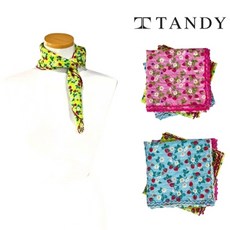 탠디 [탠디] TANDY 플라워 베리 손수건 스카프
