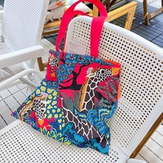 와이엔이 여성 데일리 에코백 드로잉 숄더백 나들이 대용량 가방