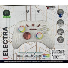 FANTECH WGP15 無線多平台遊戲手柄 賽車遊戲專用線性扳機震動搖桿, 白色, 1個