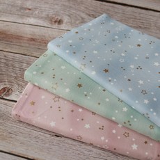 秋葉手作【星語夢境】書衣 書套 有三色可選 可調式布書衣 手工書衣, 藍色,B6 (書本19x13cm), 1個