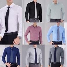 프리미엄 남자 주름방지 긴팔 셔츠(각카라) 교복