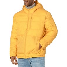 ColeHaan남성용후드나일론패딩재킷 번트오렌지.126881