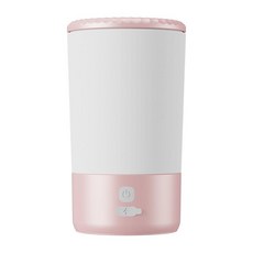 HYPCW 寵物洗腳杯, 粉白 - 防水電動洗腳杯, 1個