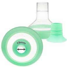 Nenesupply Lansinoh 펌프 부품 및 유축기와 호환되는 28mm 플랜지 가슴 보호대. Lansinoh 플랜지 28mm 가슴 보호대 교체. SignaturePro S, 19mm FlexFlange