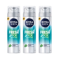 니베아 맨 프레시킥 쉐이빙 폼, 200ml, 3개
